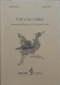 Tai Culture: International Review on Tai Cultural Studies. Vol.II, No.1