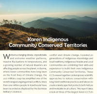 Karen Indigenous Community Conserved Territories Image of Karen Indigenous Community Conserved Territories
