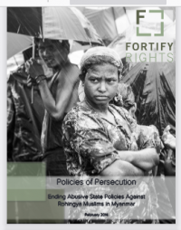 Policies of persecution: ending abusive state policies against Rohingya Muslims in Myanmar Image of Policies of persecution: ending abusive state policies against Rohingya Muslims in Myanmar