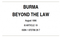 This item is currently not available Image of Burma: beyond the law